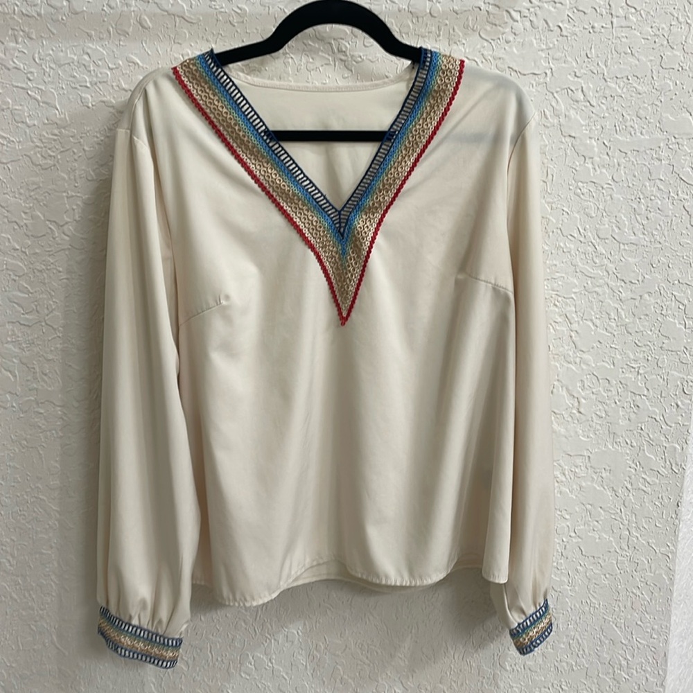 SHEIN puff sleeve blouse